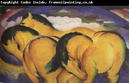 Franz Marc The Little Yellow Horses (mk34)